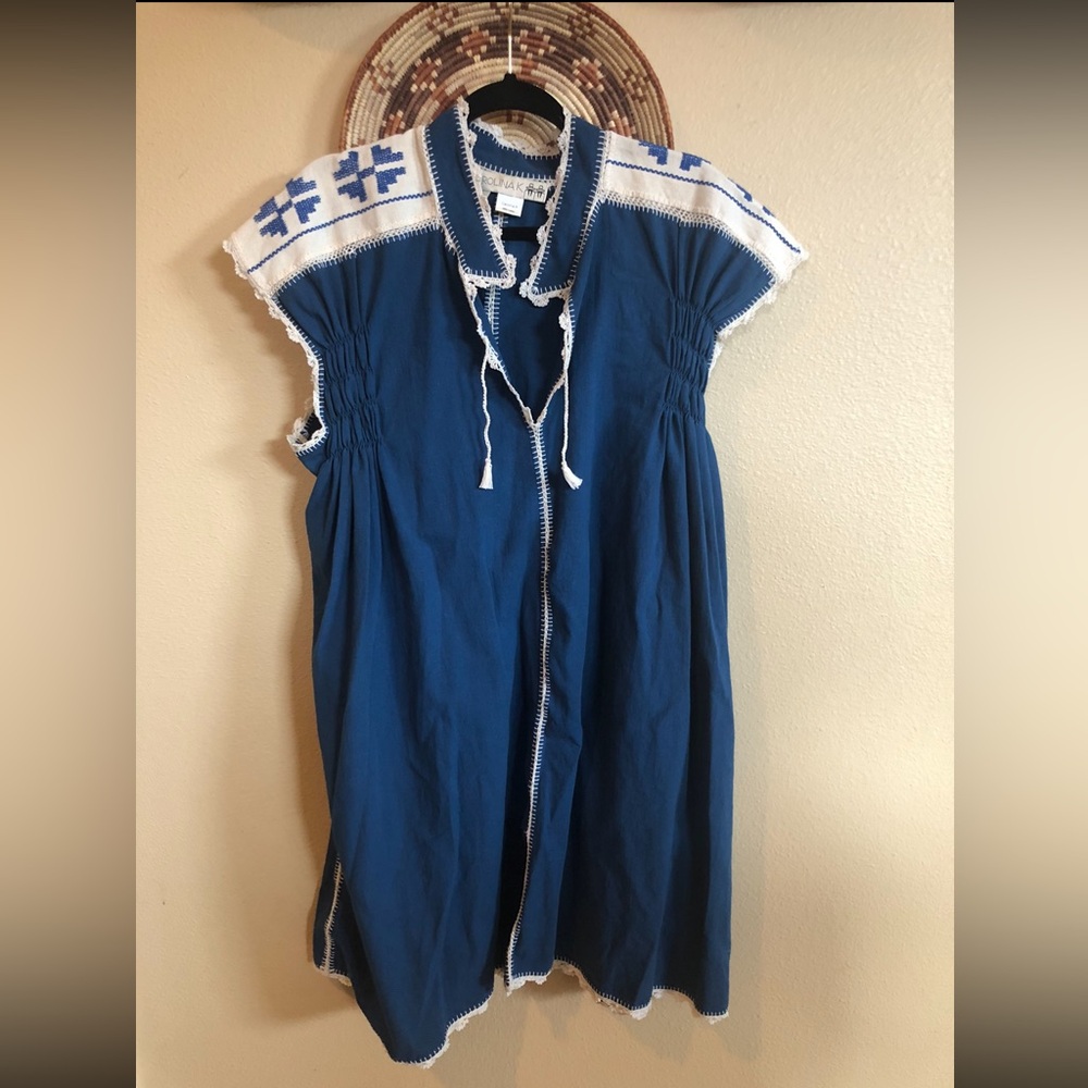 Carolina K Oaxaca Oaxacan Anthropologie Embroidered Dress